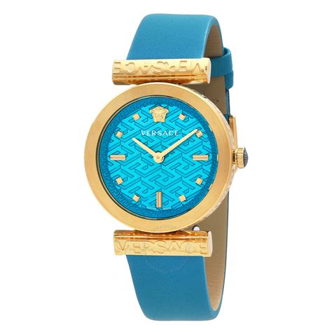 Versace Regalia Quartz Turquoise Dial Ladies Watch 